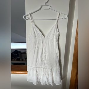 Garage white flowy dress